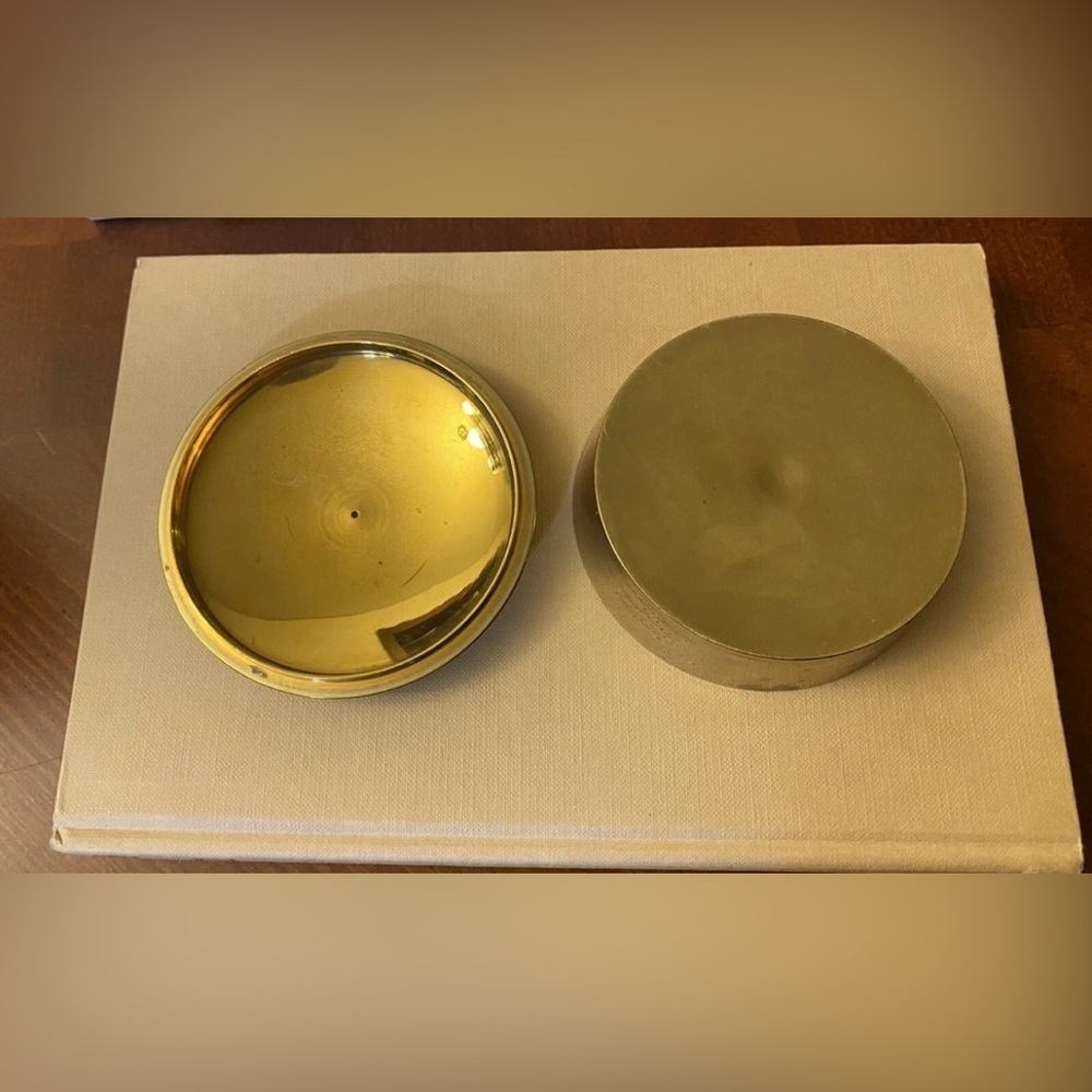 Vintage Brass & Enamel Inlay Duck Trinket Box - Picture 5 of 6